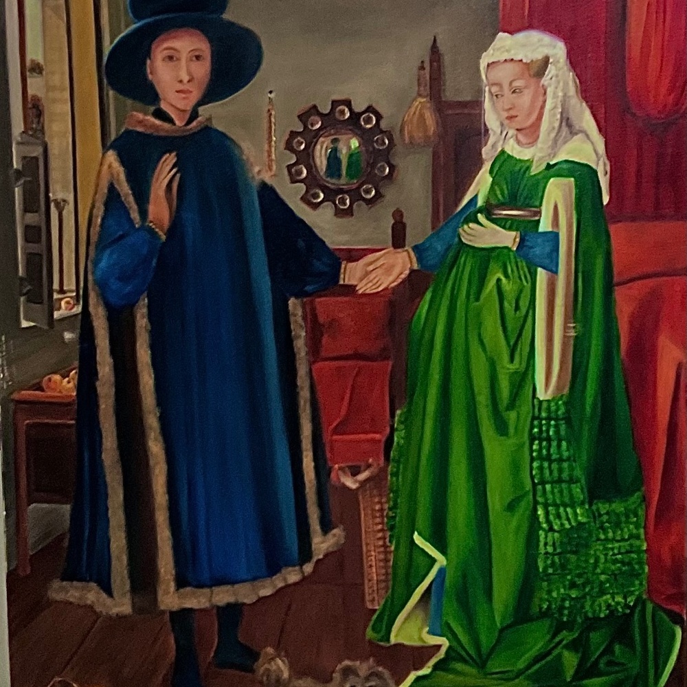 Original oil painting (reproduction)